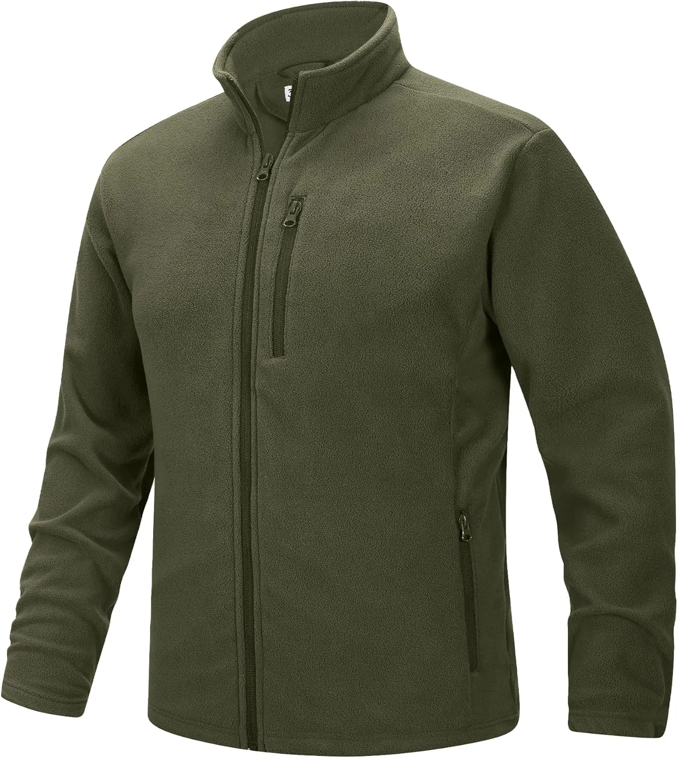 33,000ft Herren Fleecejacke Stehkragen Warm Jacke Männer Leichte Strickjacke Übergangsjacke Outdoor Sweatjacke für Wand…