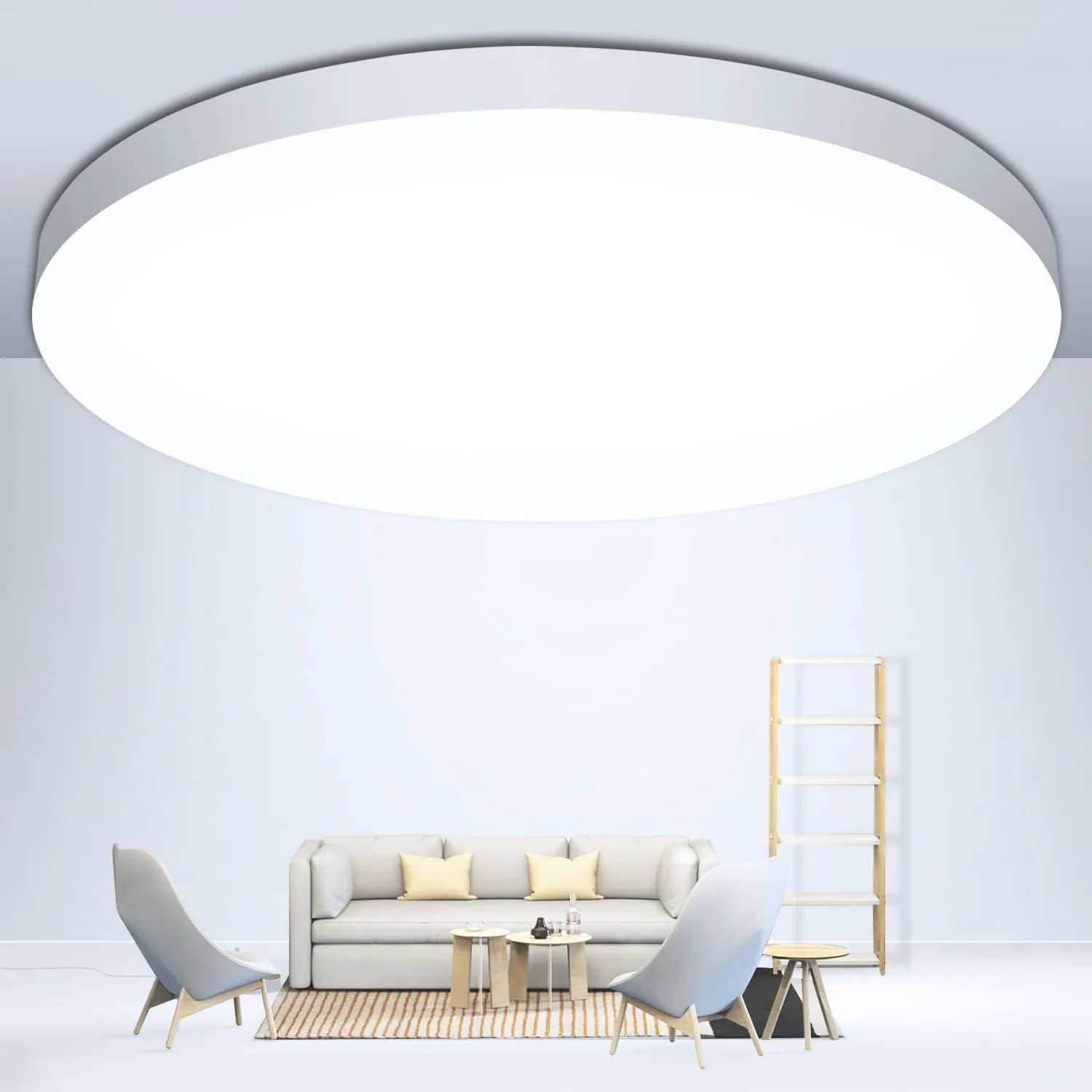 LED Ceiling Light Lamp Ceiling Light Diameter 28 cm 24 W, 6500 K, 2000 LM, IP44 Waterproof Furlamp Round Modern Simple …