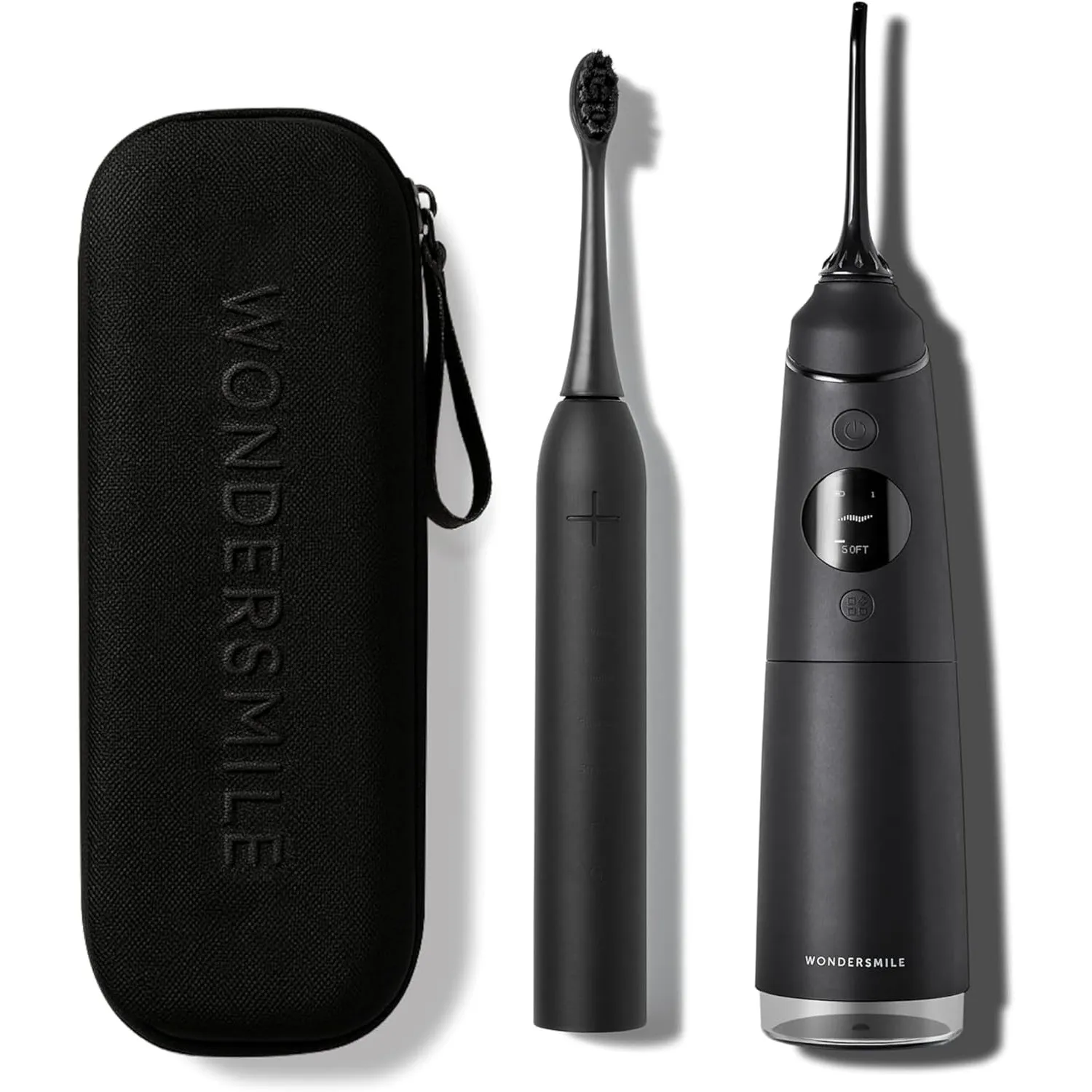 Wondersmile Munddusche PRO - Testsieger 2026-100 Tage risikofrei testen - SmoothFlow-Technologie für optimale Zahn- & Z…