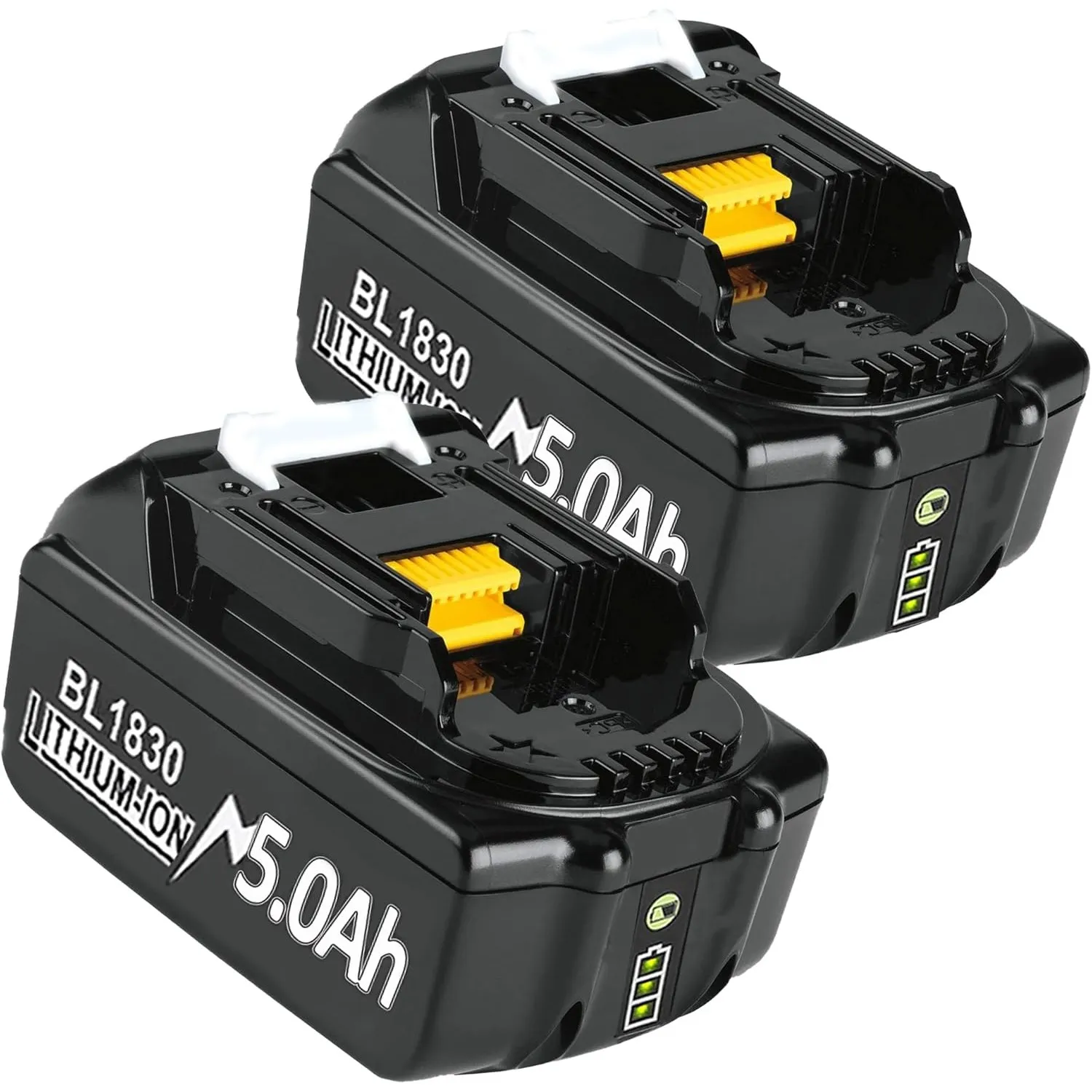 2 Stück 5000mAh Ersatzakku für Ma-Kita Akku 18V
