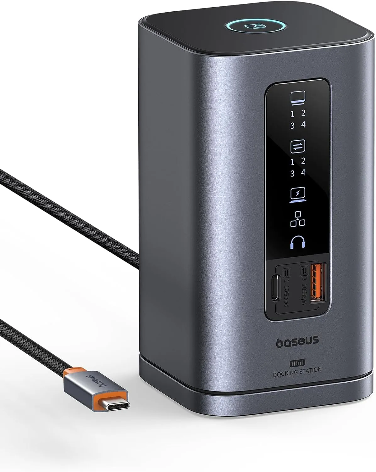 【Kompatibel mit Windows-Laptops】 Baseus Docking Station, Spacemate-Serie 11-in-1 Dockingstation 3 Monitore mit 2*HDMI 1…