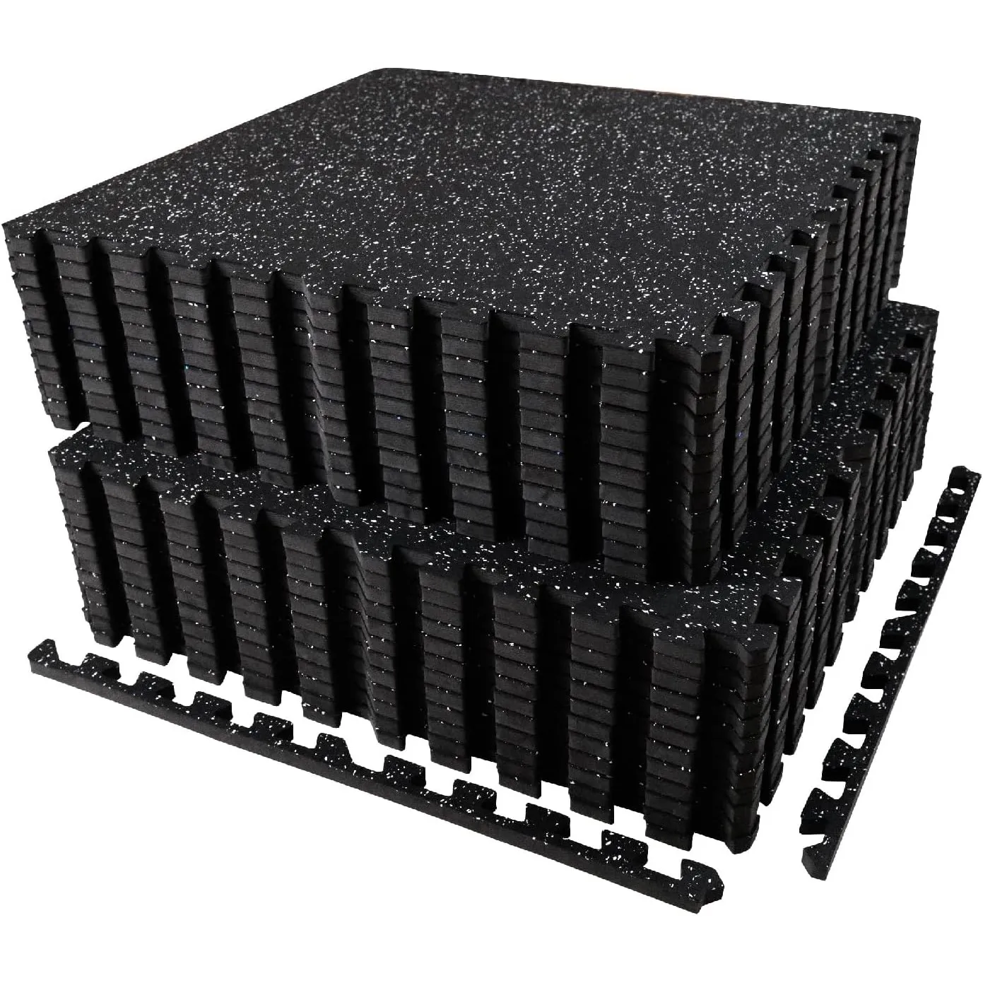 AIRHOP 24 Matten 60x60x1,4cm Extra Dicke Robuste Gummierte, rutschfeste Puzzlematte, Geeignet Für Fitnessstudio Und Hei…