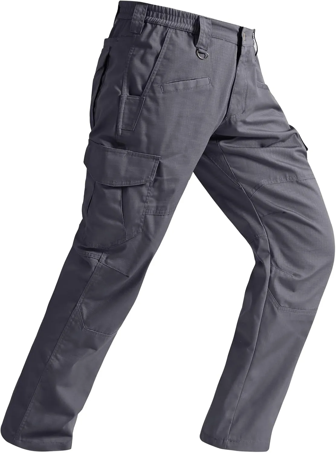 SPOSULEI Cargo Trousers Men's Lightweight Outdoor Hiking Trousers Work Trousers Men Ripstop Tactical Trousers Summer wi…