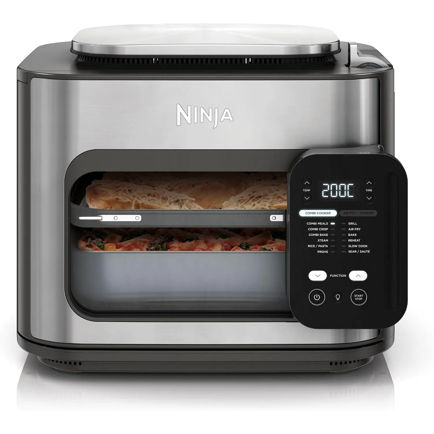 Ninja Combi 12-in-1 Multikocher, Ofen & Heißluftfritteuse, 12 Kochfunktionen, Air Fryer & Grillen Zubereitung in 15 Min…