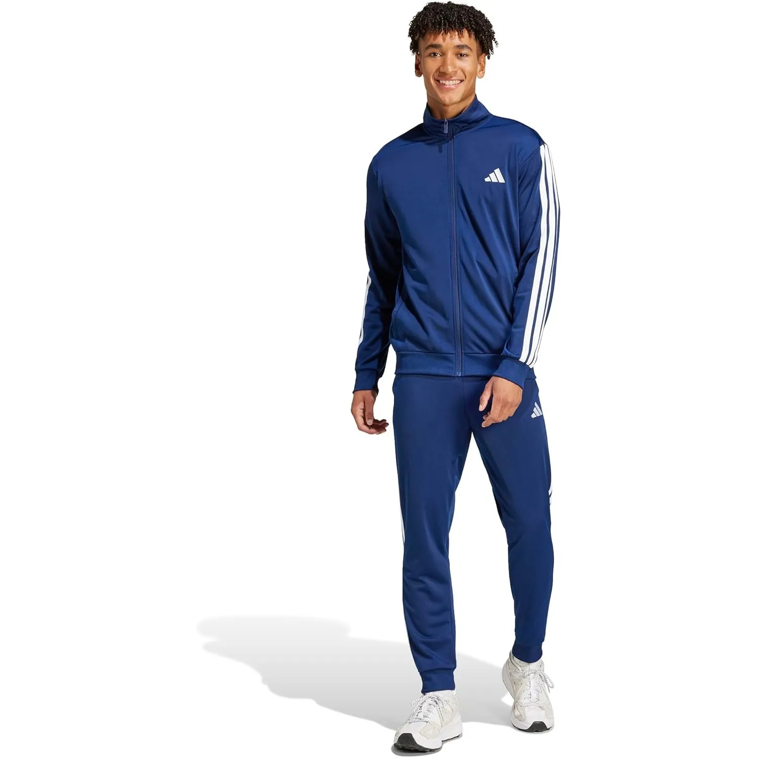adidas Herren Sportswear Basic 3 Stripes Tricot Tracksuit