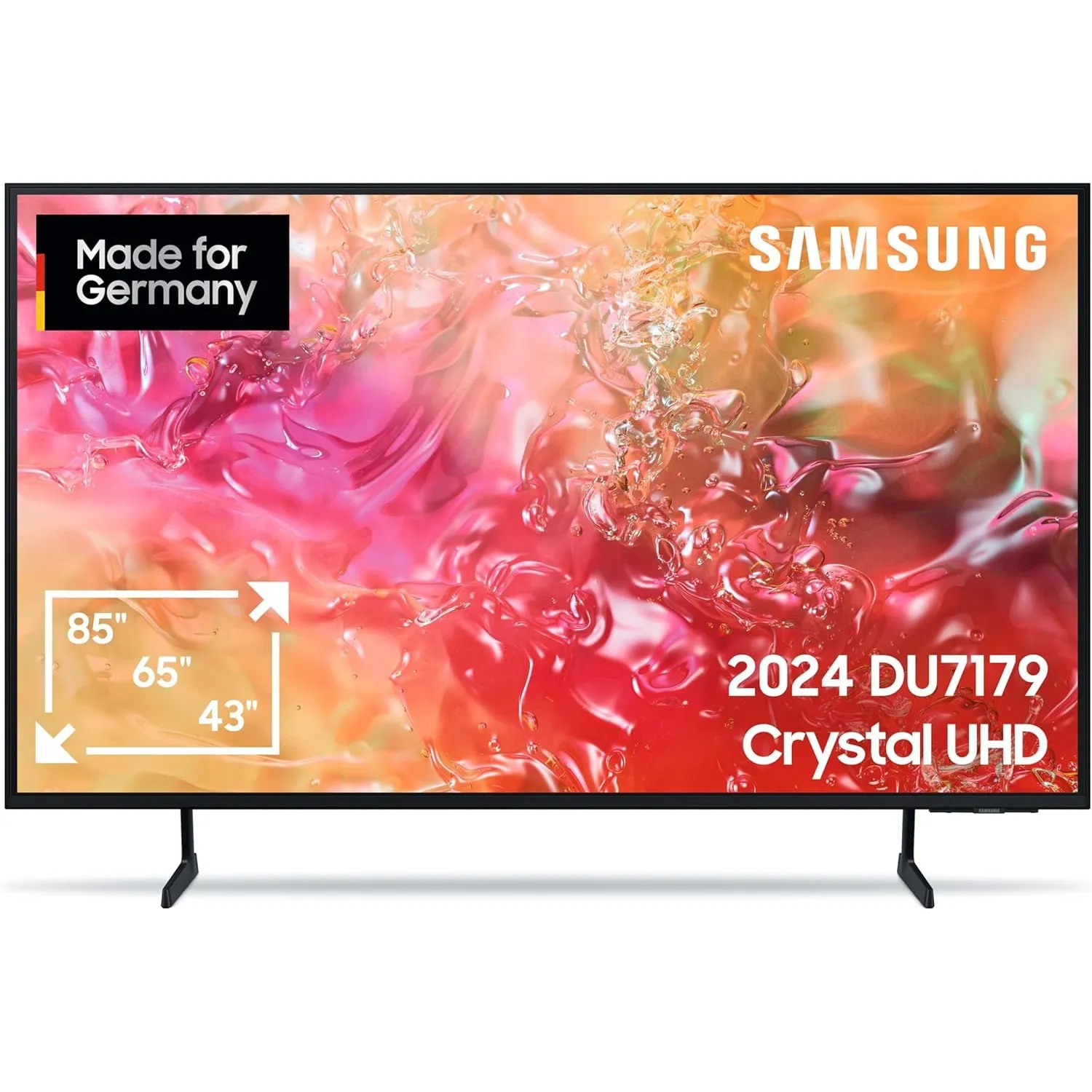 Samsung Crystal UHD Fernseher 4K DU7179, 75 Zoll (189 cm), PurColor, Upscaling, Gaming Hub, Prozessor, Tizen OS, Smart …
