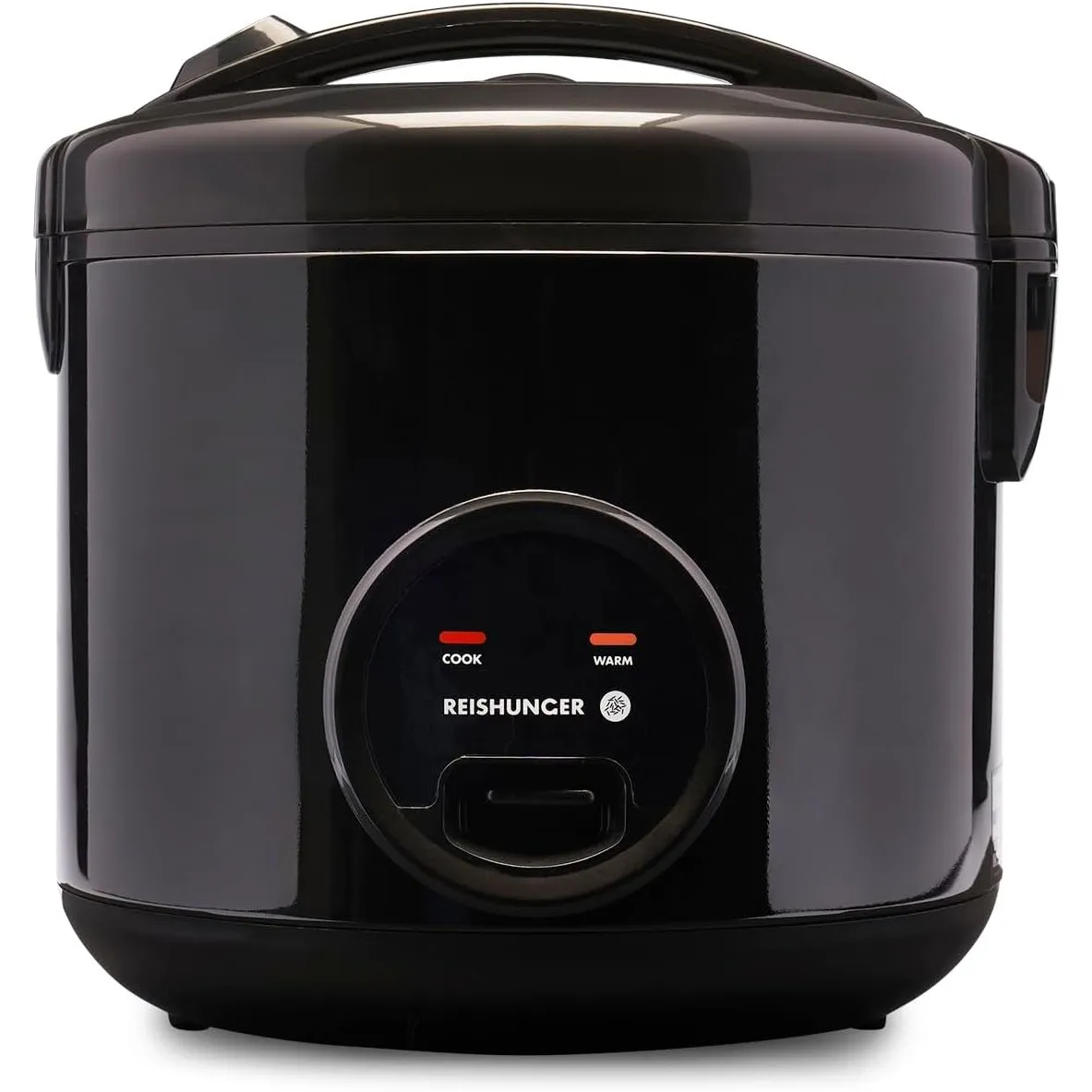 REISHUNGER Reiskocher & Dampfgarer mit Keramikbeschichtung – 1,8L – Schwarz