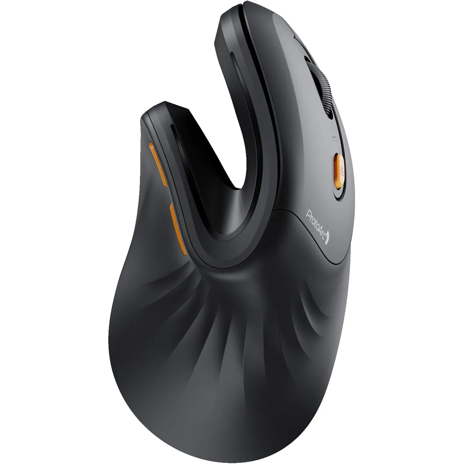 ProtoArc EM11 NL Kabellos Ergonomische Vertikale Maus, Aufladbar, Schwarz