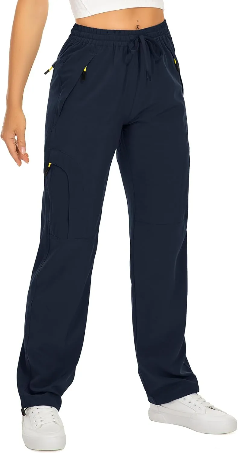 yeyity Wanderhose Damen Leichter Quick Dry Outdoorhose Atmungsaktiv Cargohose UV-Schutz Trekkinghose Funktionshose Jogg…