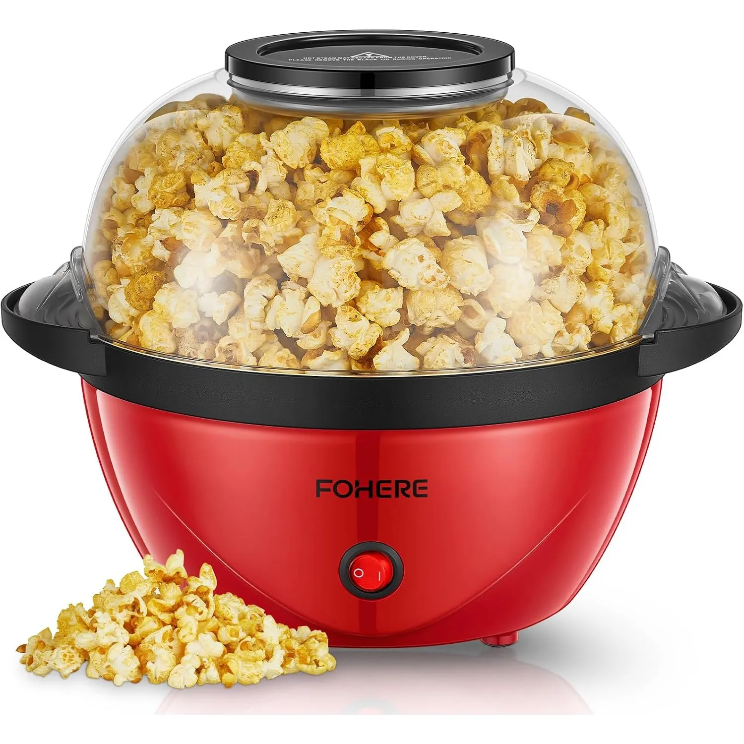 FOHERE Popcornmaschine, 3,5L Popcorn Maker für Zuhause