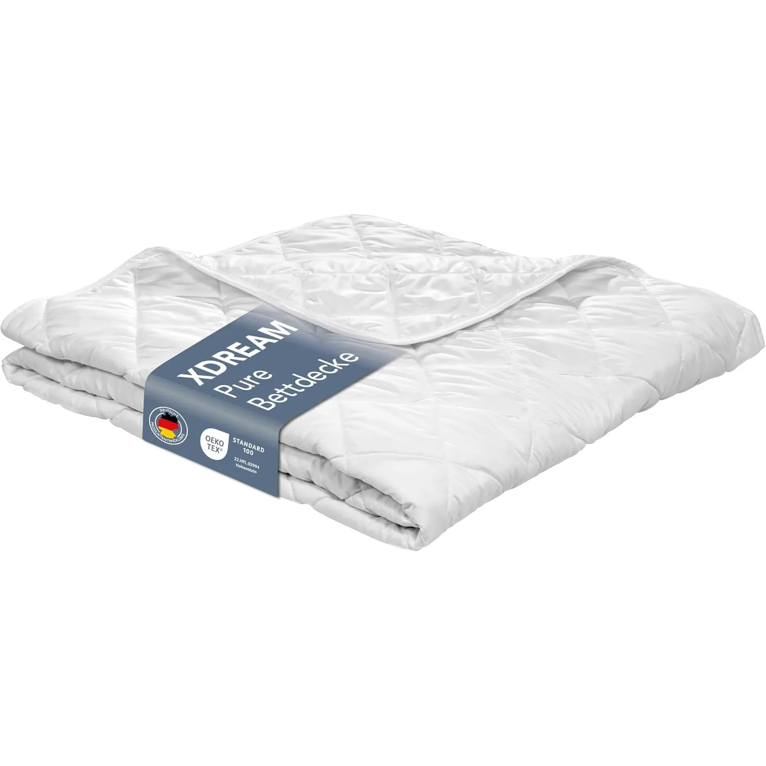 XDREAM Pure ultraleichte Sommerdecke 135x200 cm| sehr dünne und ultraleichte Bettdecke | waschbar 60 Grad | Allergiker …