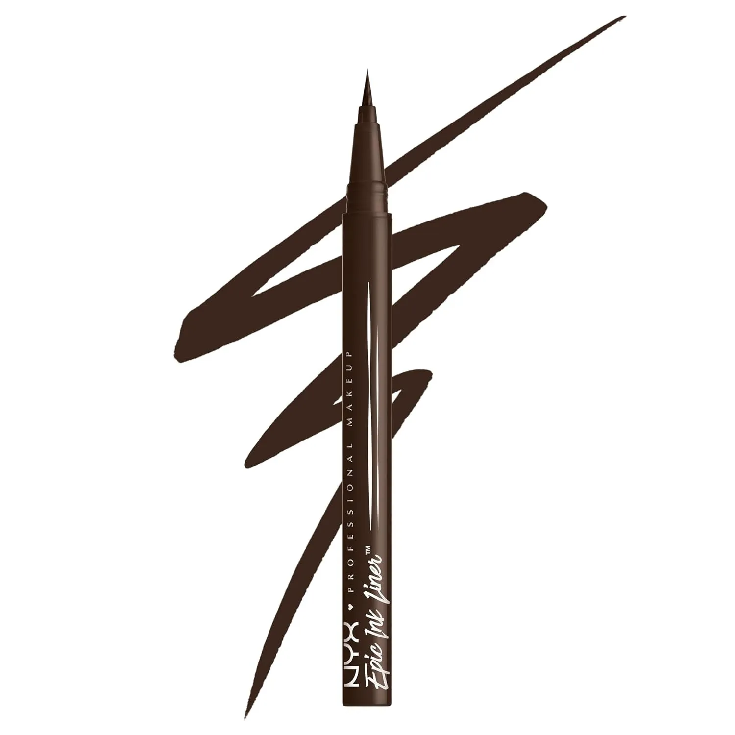 NYX Professional Makeup Epic Ink Eyeliner wasserfest, 03 Dark Chocolate