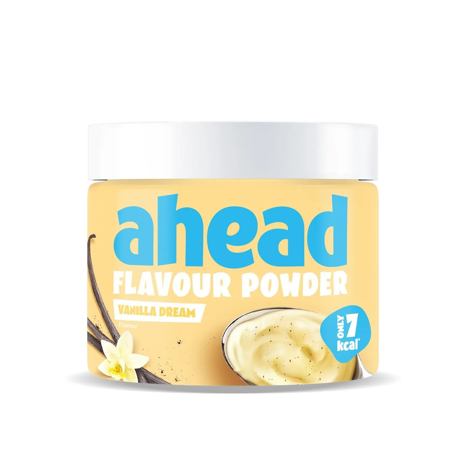 ahead Flavour Powder | Vanilla Dream 250g | 83 Portionen | Nur 10 kcal pro Portion | Kalorienarmes Geschmackspulver mit…