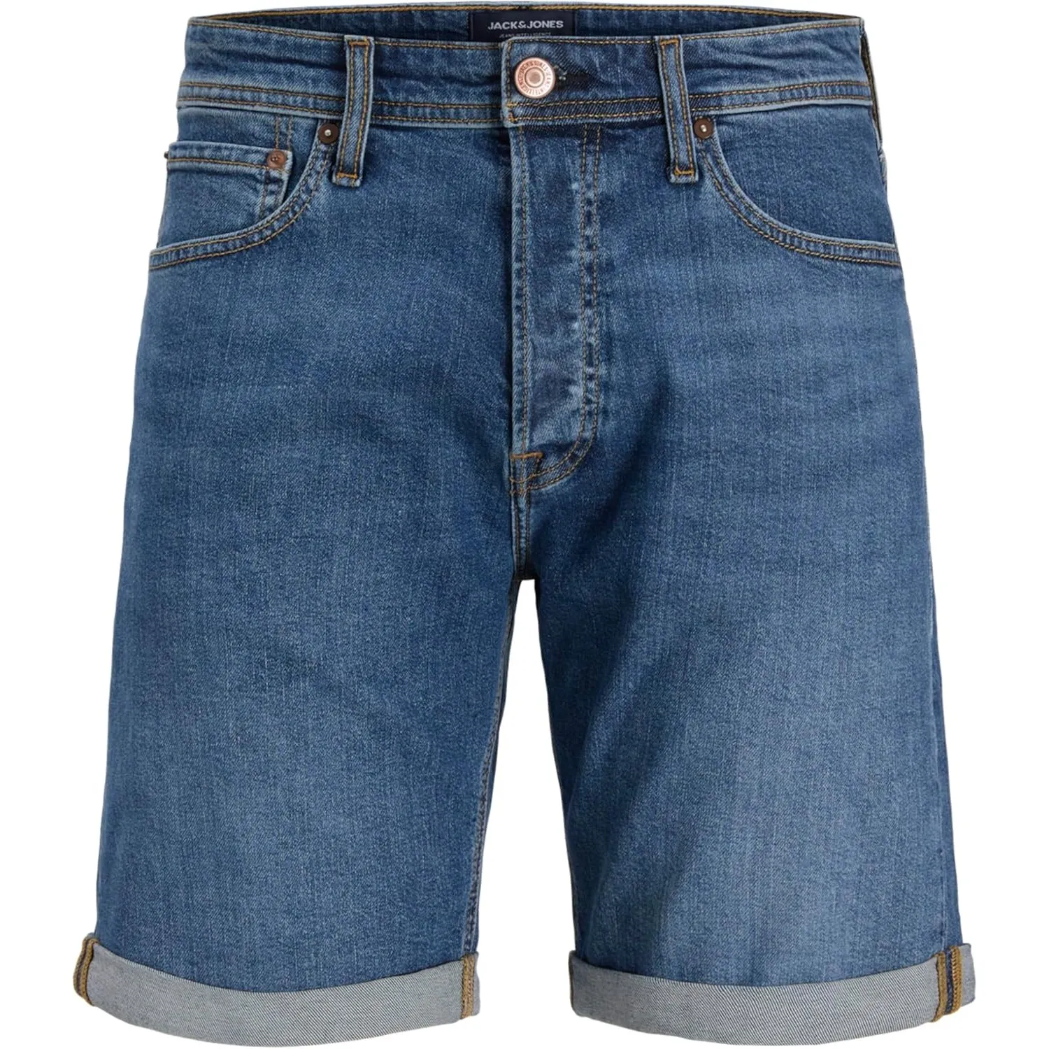 JACK & JONES Male Jeans-Shorts Regular Fit Jeans-Shorts