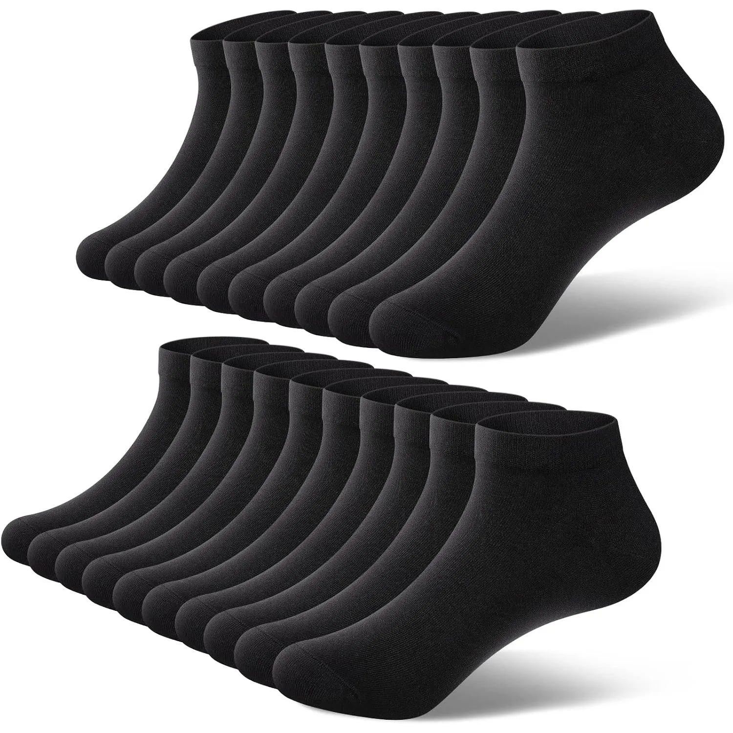 Sneaker Socken Herren Damen 10 Paar Kurzsocken Baumwolle