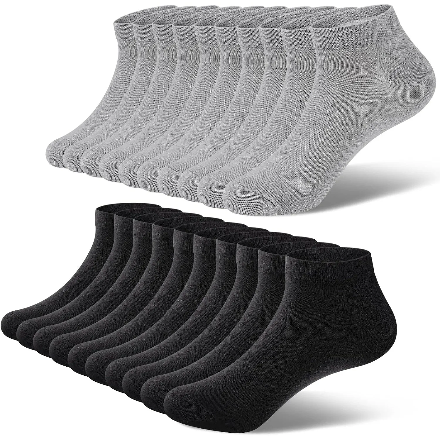 Sneaker Socken Herren Damen 10 Paar Kurzsocken Baumwolle