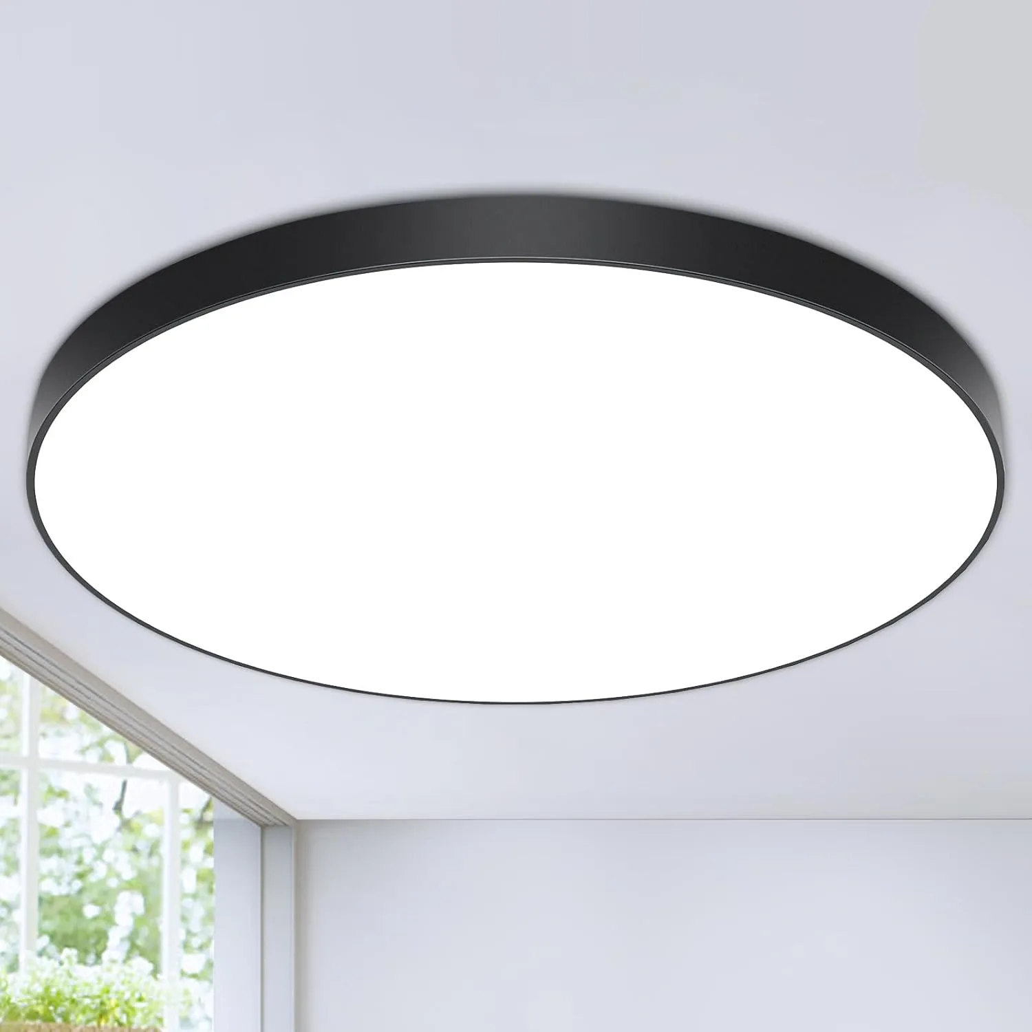 LED Ceiling Light Lamp Ceiling Light LED Diameter 28 cm 24 W / 6500 K / 2000 lm IP44 Waterproof Bathroom Lamp Round Mod…