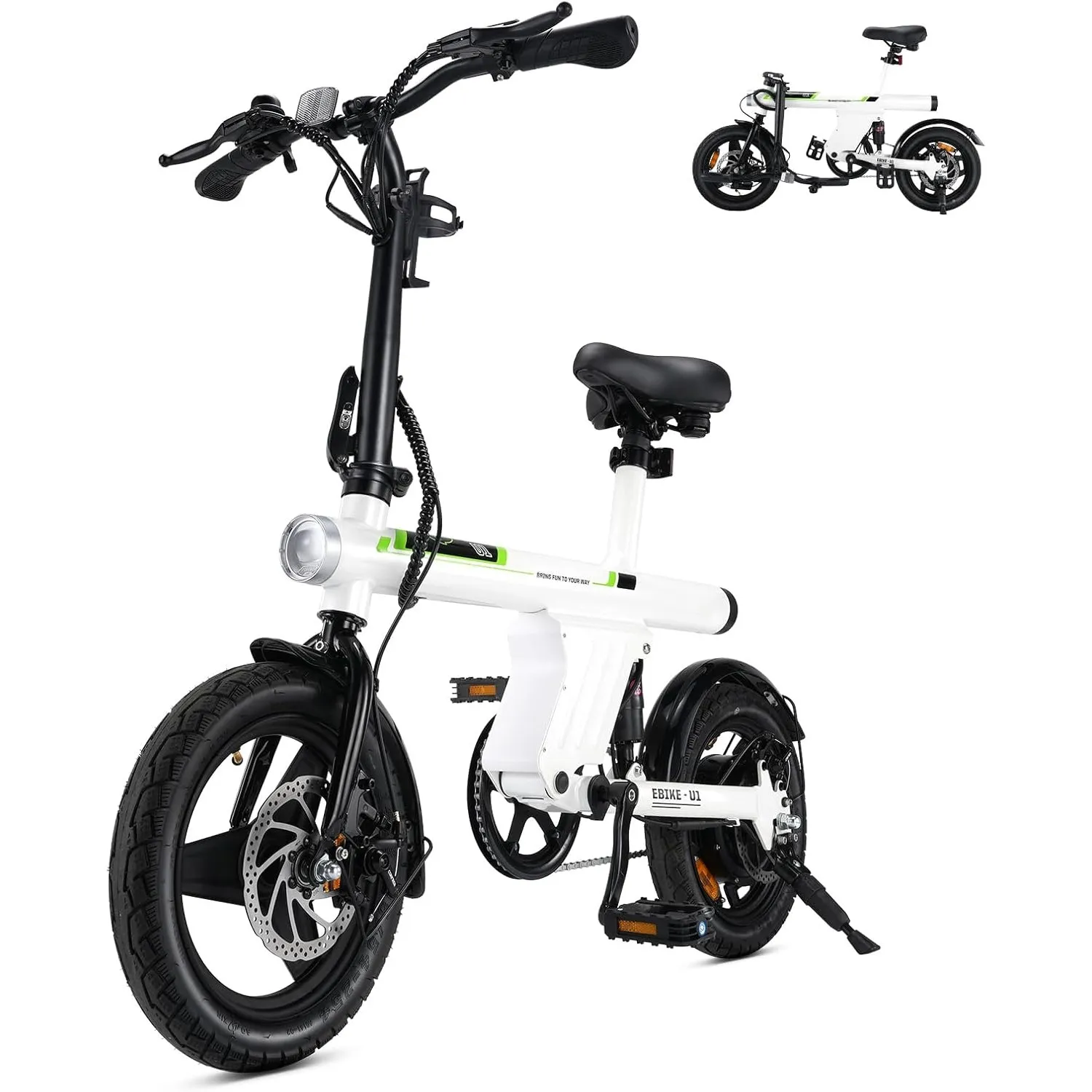 Finbike E Bike für Erwachsene, 7-Gang Elektrofahrräder mit Abnehmbar 7.8/10.4/12/13Ah Akku, 25 km/h,14/26 Zoll EBike fü…