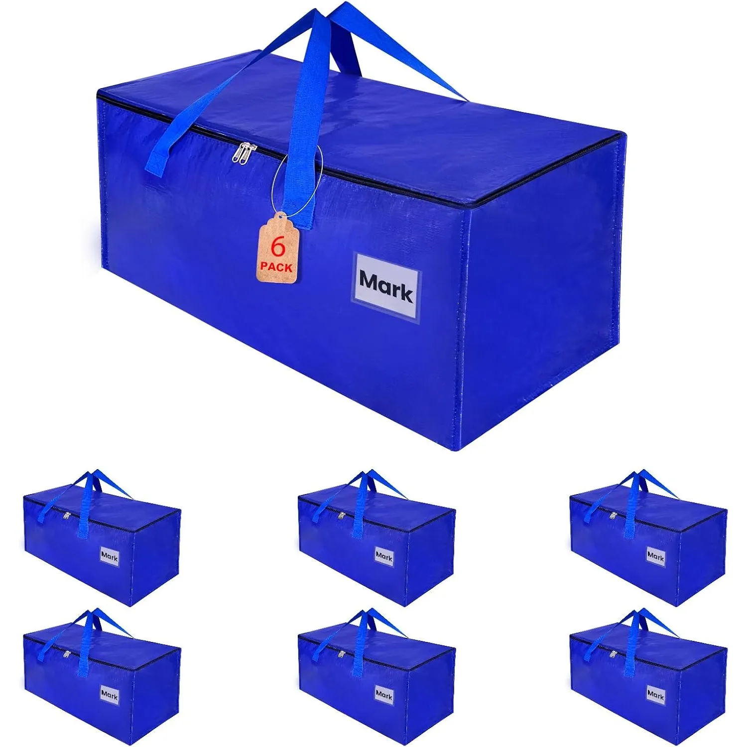 6 PCS Umzugstaschen Aufbewahrungstaschen,Umzugskartons Große