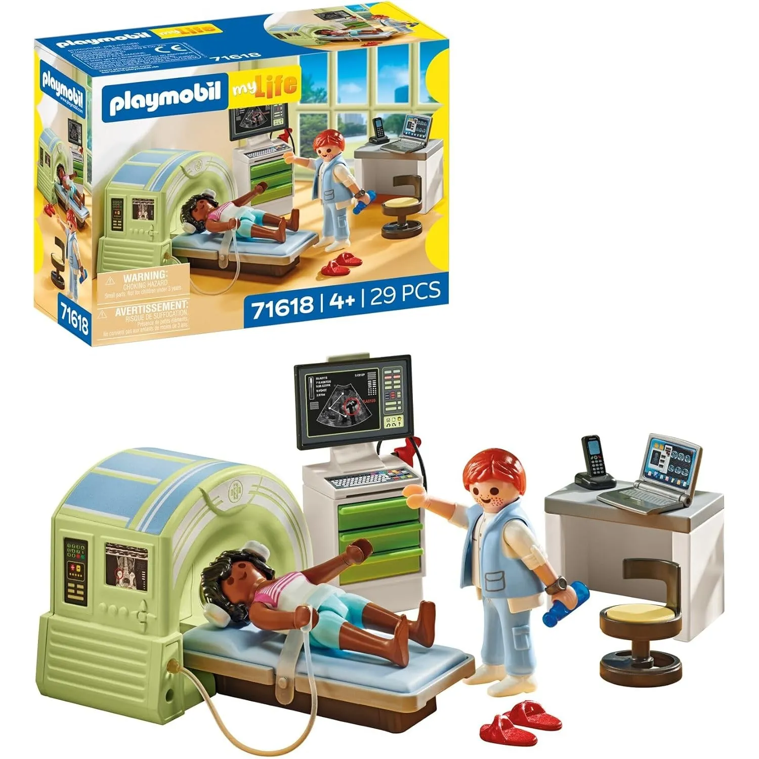PLAYMOBIL | My Life | MRT mit Patient | Realistische Untersuchung beim Radiologen | Zu über 80 % aus recycelten und bio…