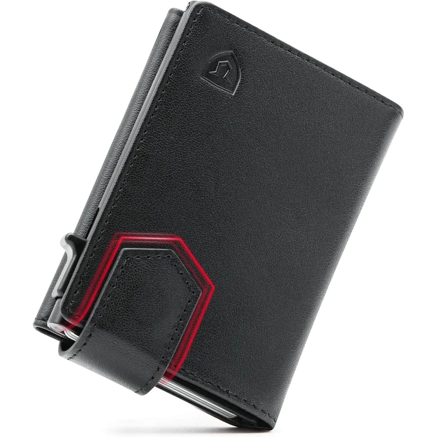 LORZOR® Kartenetui Herren mit Magnetischer Verschluss, Slim Wallet mit Münzfach, Geldbörse Herren RFID Schutz, Portmone…