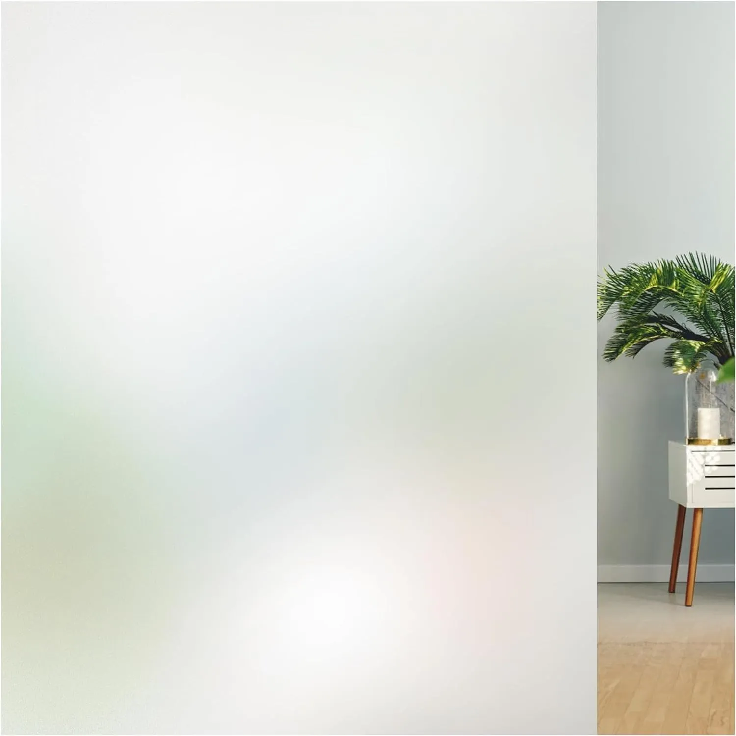 Lifetree Fensterfolie Blickdicht 44.5x1000cm Selbstklebende Milchglasfolie