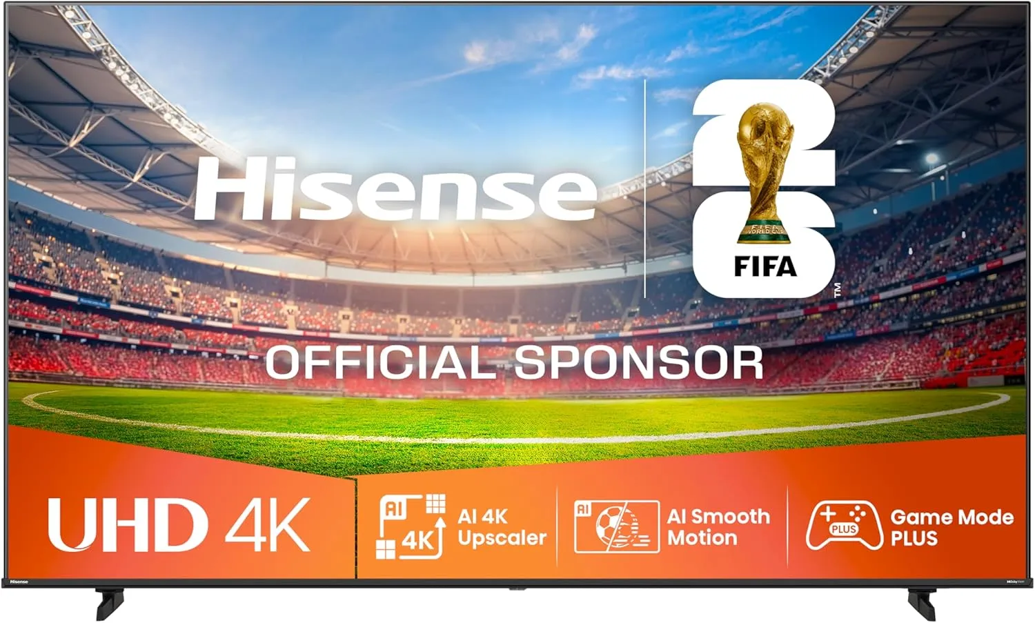 Hisense 85E6NT 214,78cm (85 Zoll) Fernseher, 4K UHD Smart TV, Precision Colour, HDR, Dolby Vision, 60Hz, Triple Tuner D…