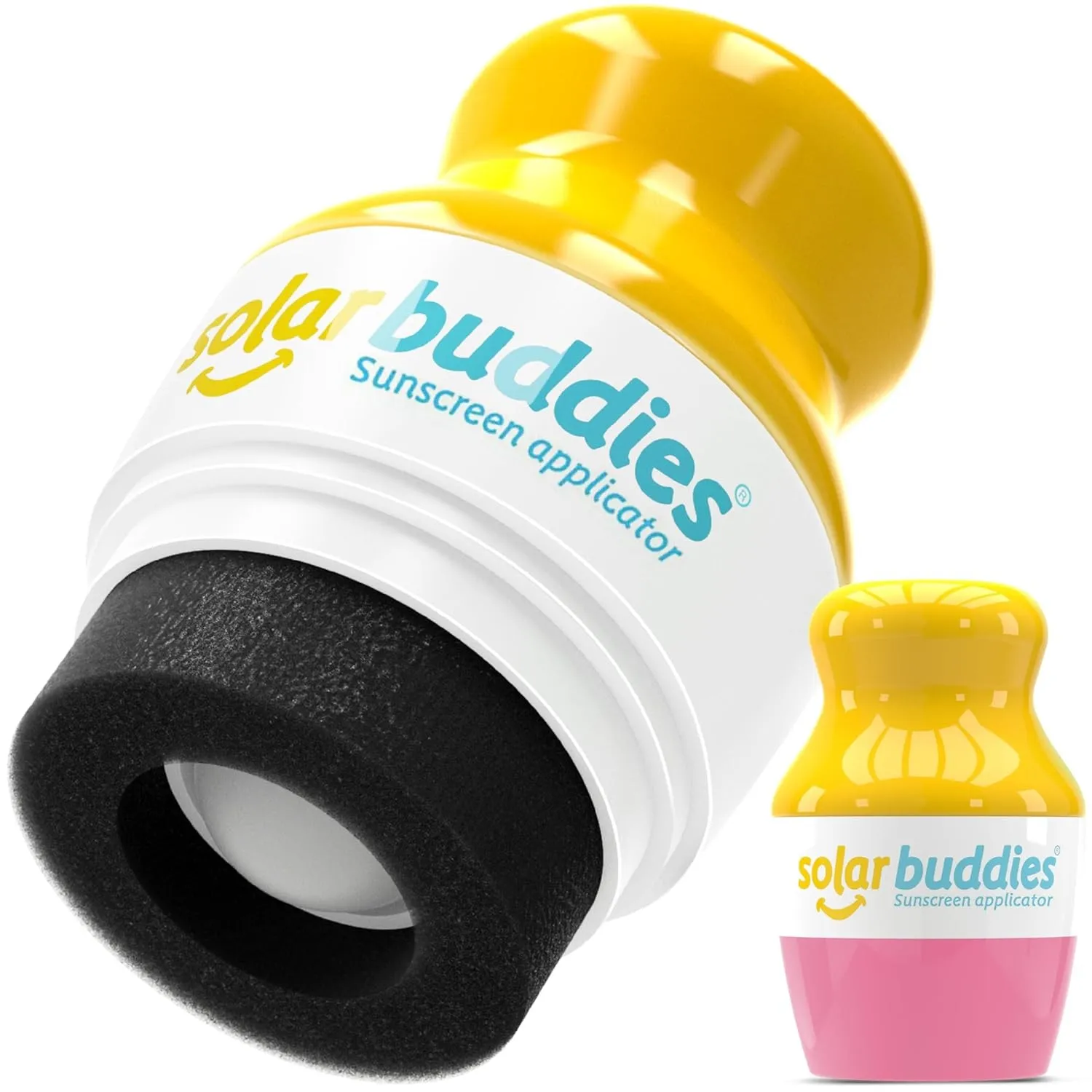 Solar Buddies Sonnencreme-Applikator - Pink - Nachfüllbarer Roll-on Schwammapplikator für Sonnencreme, Sonnenmilch & Lo…