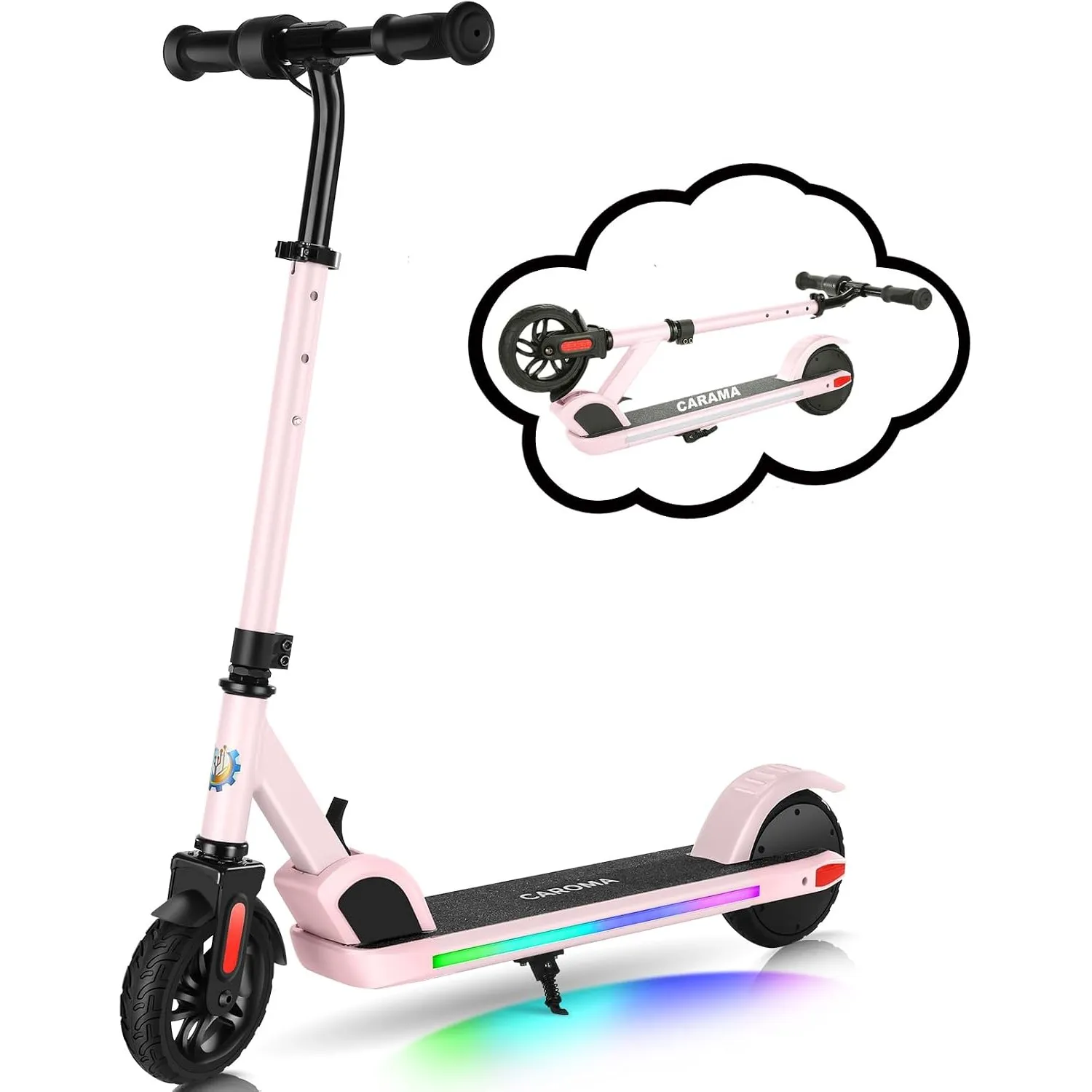 Caroma Elektroroller für Kinder von 6-12 Jahren, 150W Motor