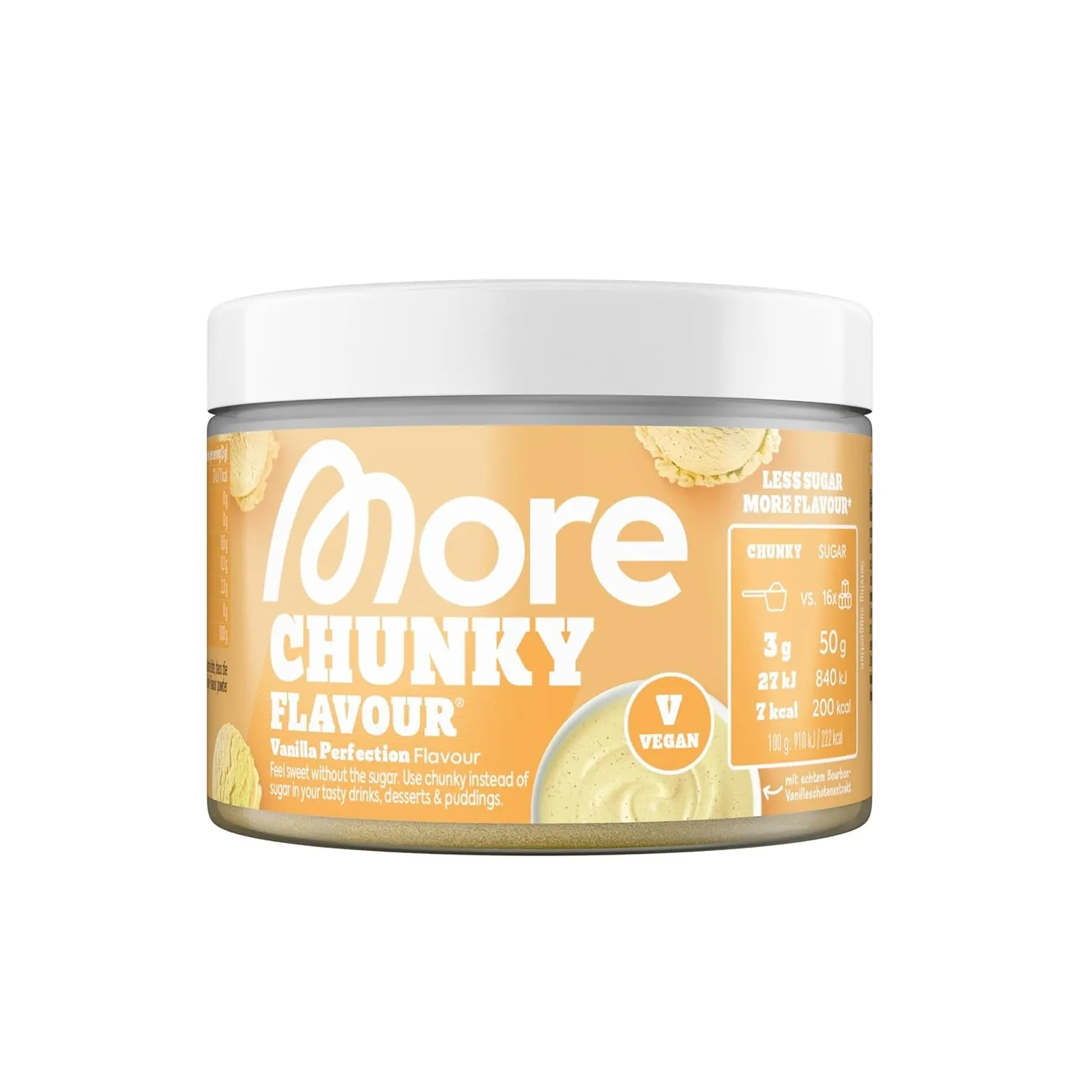 MORE Chunky Flavour, Vanilla Perfection, 150 g, vegan