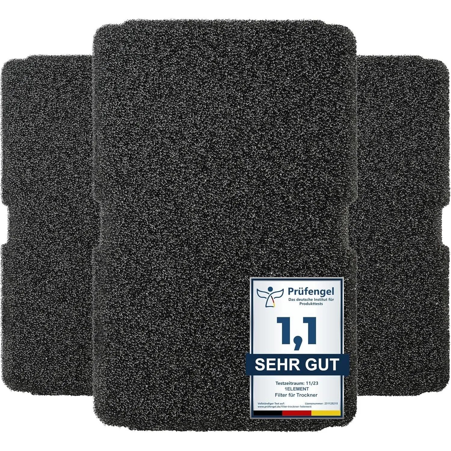 3 Filter für Beko Trockner 2964840100 – Ersatz für Wärmepumpentrockner & Kondenstrockner – Kompatibel mit Grundig, Blom…