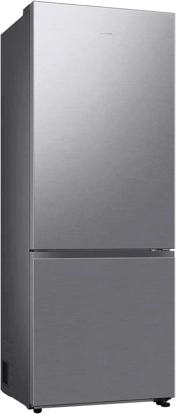 Samsung RB53DG706AS9EF Kühl-Gefrierkombination, 203 cm, 538 l, Extra breit (75 cm), Kühlschrank mit Gefrierfach, Wifi & AI Energy Mode, Twin Cooling+, Twist Ice Maker, Edelstahl Look