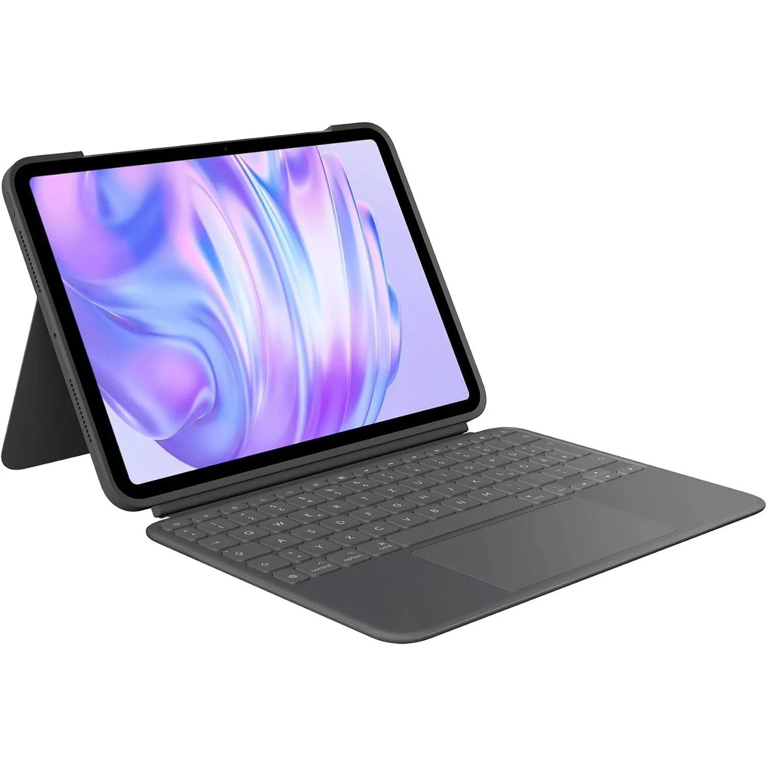 Logitech Combo Touch iPad Pro 11 Zoll (M4 und M5) (2024 und 2025) Tastatur-Case – Abnehmbare Tastatur mit Hintergrundbe…