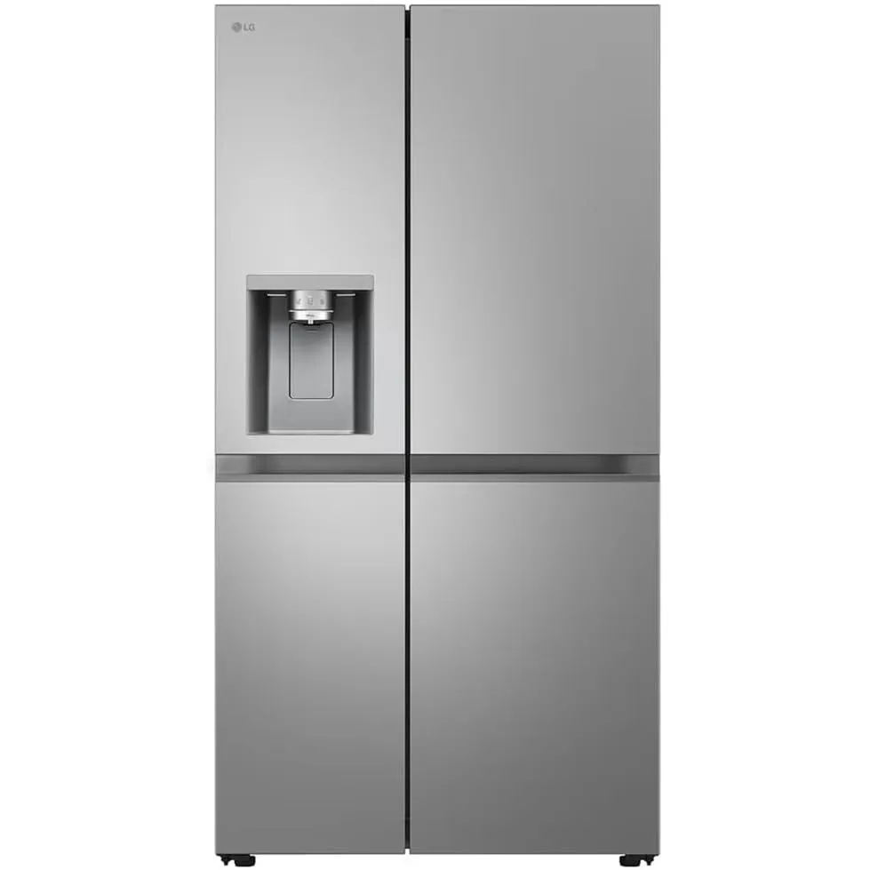 LG GSLE81PYBC Side-by-Side Kühlschrank mit Gefrierfach (628 L, Energieklasse C) mit Eis- und Wasserspender, Multi-Airfl…