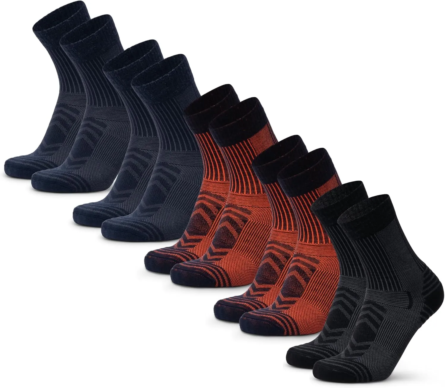 DANISH ENDURANCE Lightweight Merino Wool Hiking Socks, Warm Wool Socks, Thermal Merino Socks, Padded, Breathable & Anti…