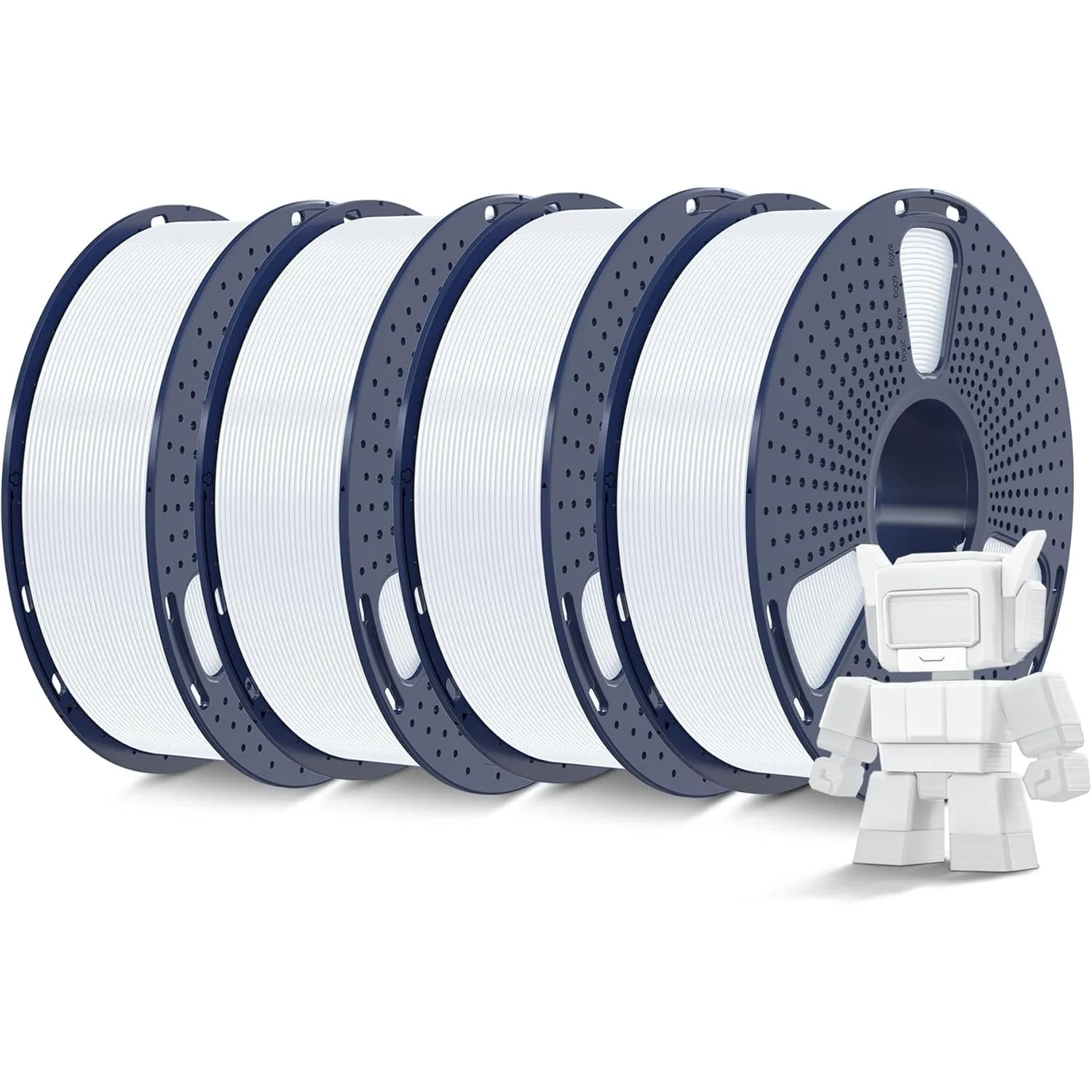 SUNLU 4KG Hohe Geschwindigkeit PLA Filament 1.75mm, 3D Drucker PLA Filament mit Hoher Fließfähigkeit, Entwickelt für Sc…
