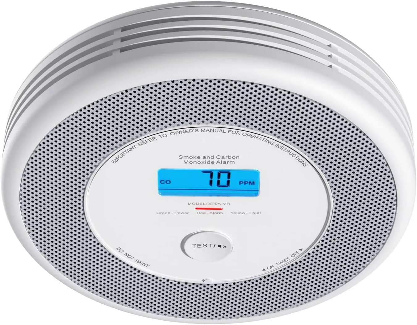 X-Sense Smoke and CO Detector with Voice Alarm and Location Announcement with XP0A-MR11 Kits, 30mm Thick without SBS50 …