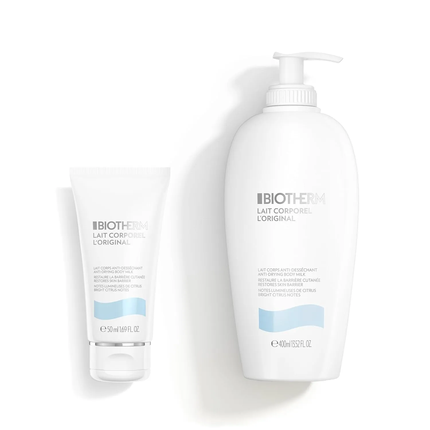 Biotherm Lait Corporel L'Original, feuchtigkeitsspendende Körperlotion mit Life Plankton für geschmeidige Haut, sanfte …