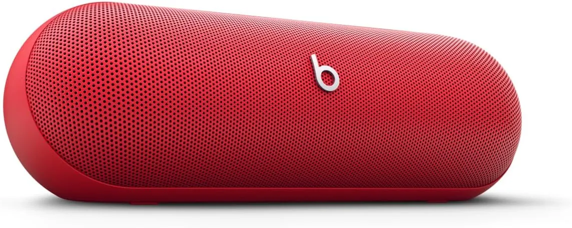Beats Pill Tragbarer Bluetooth-Lautsprecher, Bis zu 24 Stunden Akkulaufzeit, Wasserabweisend, Kompatibel mit Apple & An…