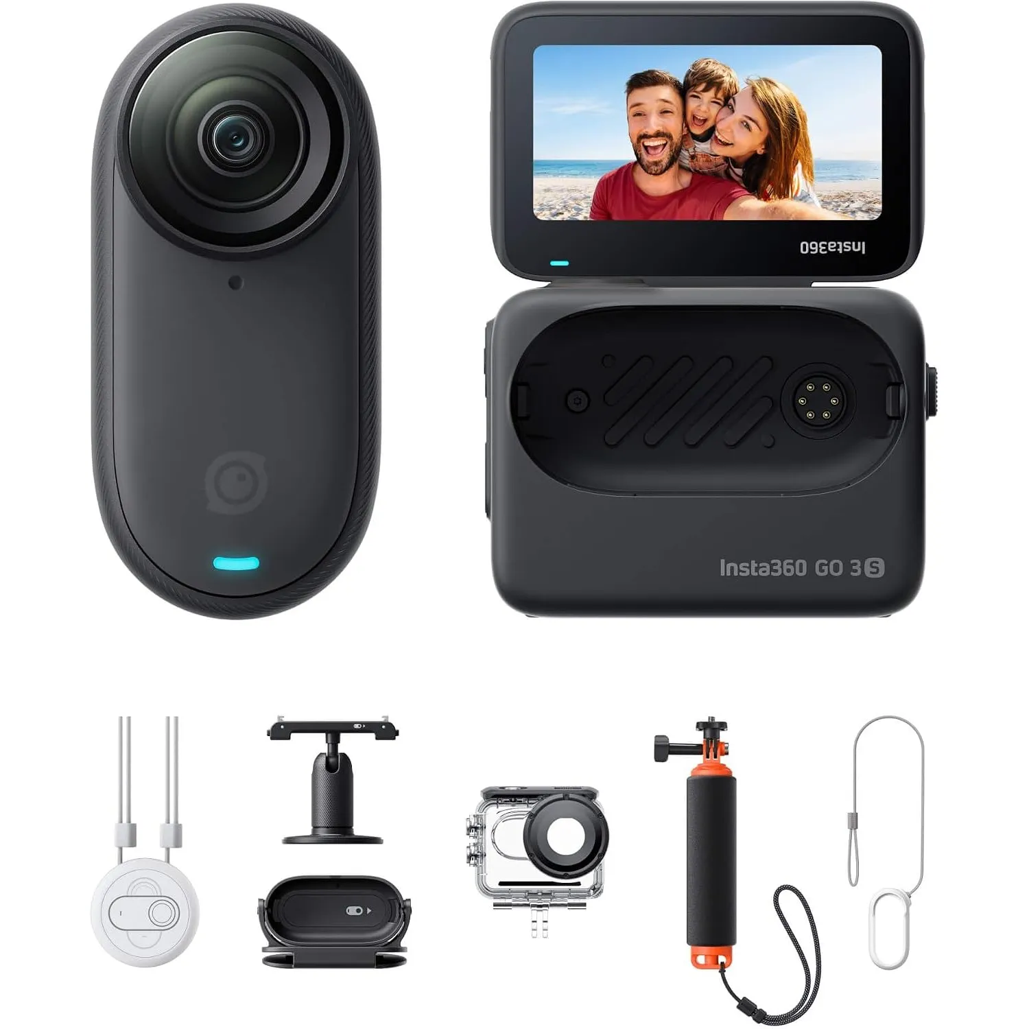 Insta360 TC2 Black 128G-Water Sports Bundle