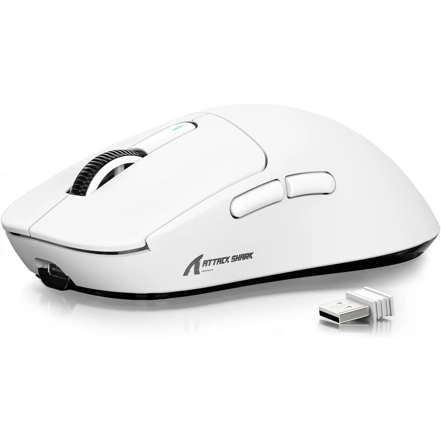 ATTACK SHARK X3 49g Ultralight Mouse, PixArt PAW3395 Gaming Sensor, BT/2.4G Wireless/Wired Gaming Mouse, 26000 DPI, 200…