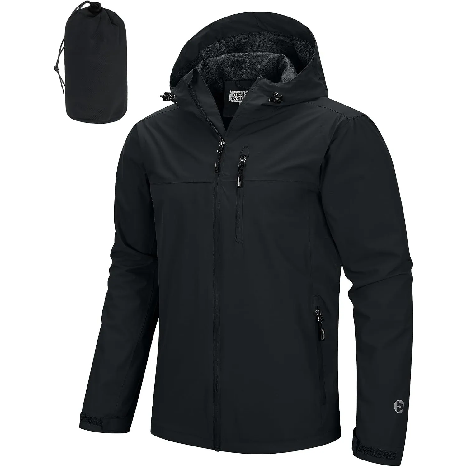 Outdoor Ventures Herren Regenjacke Wasserdicht Leichte Outdoor Windjacke