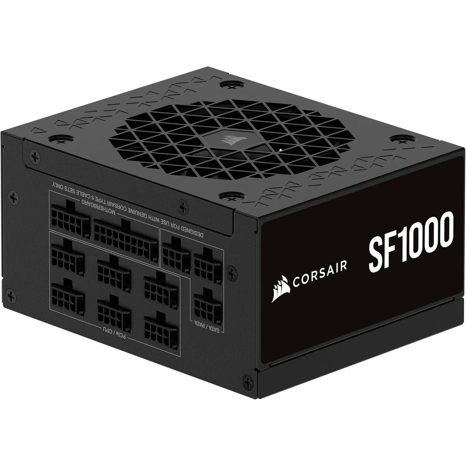 CORSAIR SF1000 (2024) Vollständig Modulares Geräuscharmes 80 Plus Platinum ATX-Netzteil – ATX 3.1-Kompatibel – PCIe 5.1…