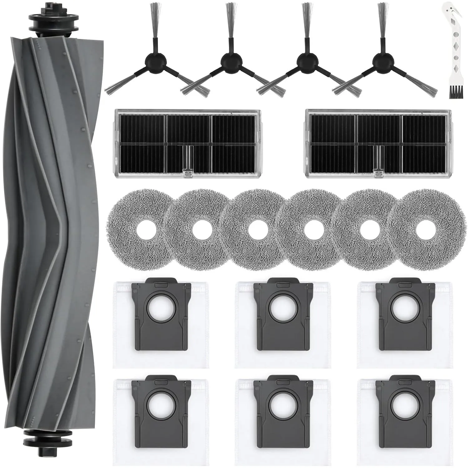 20 Stück Zubehör für Dreame L10s Ultra Gen 2 / L40 Ultra AE(A) Saugroboter