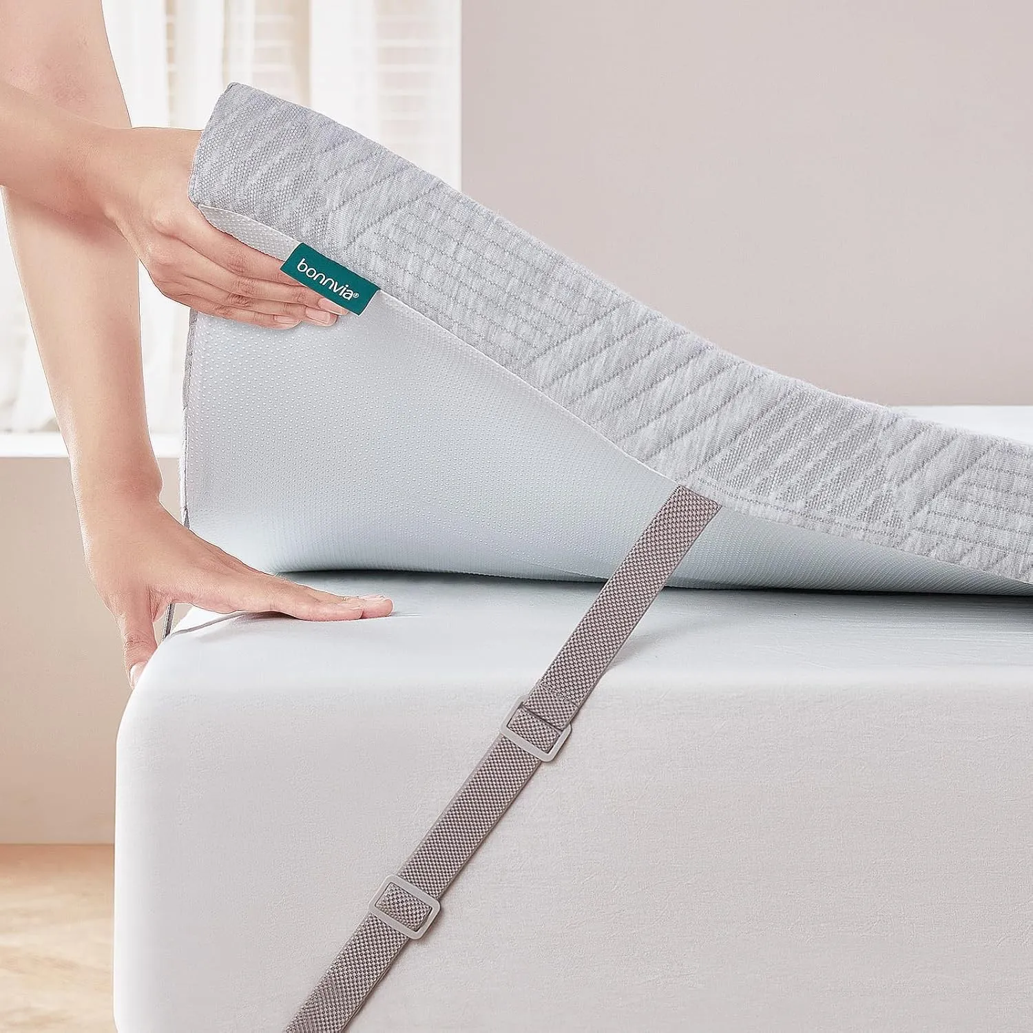 Topper 180x200cm H3/H4 Memory Foam 7 cm Höhe Matratzentopper