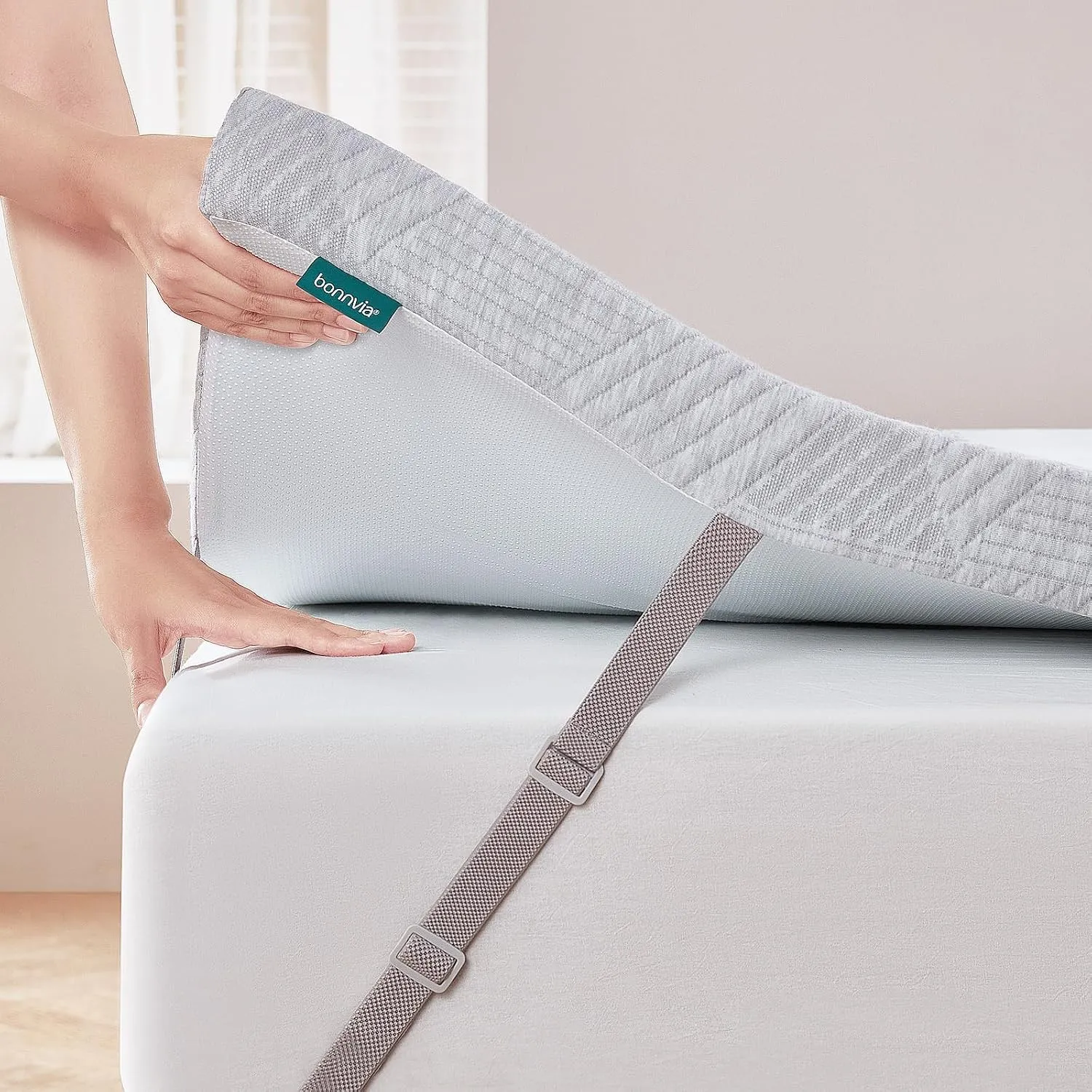 Topper 90x200cm H3/H4 Memory Foam 7 cm Höhe Matratzentopper