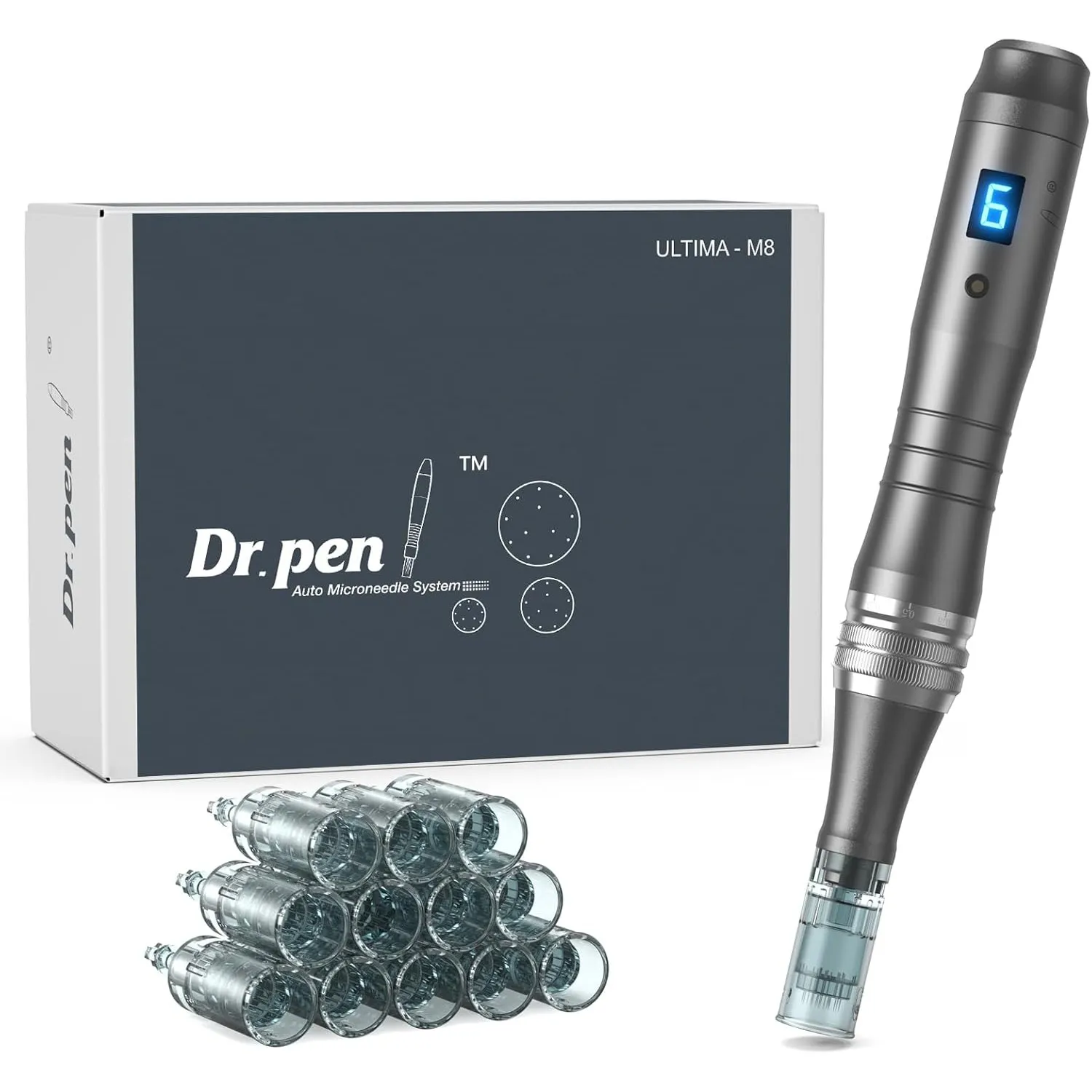 Dr.Pen Ultima M8 Microneedling Pen, Original Dr Pen Elektrisch Microneedling Machine Professionell Microneedle Pen Kit …
