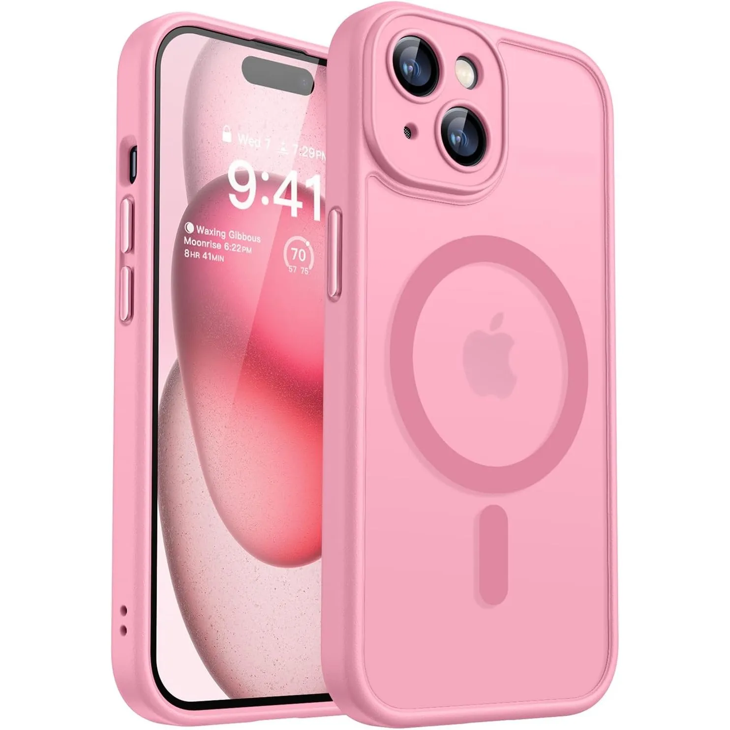 CANSHN 2024 Neu für iPhone 15 Plus Hülle mit Kameraschutz für Magsafe (TOP Militärschutz & Magnetkraft) Extrem Haltbark…