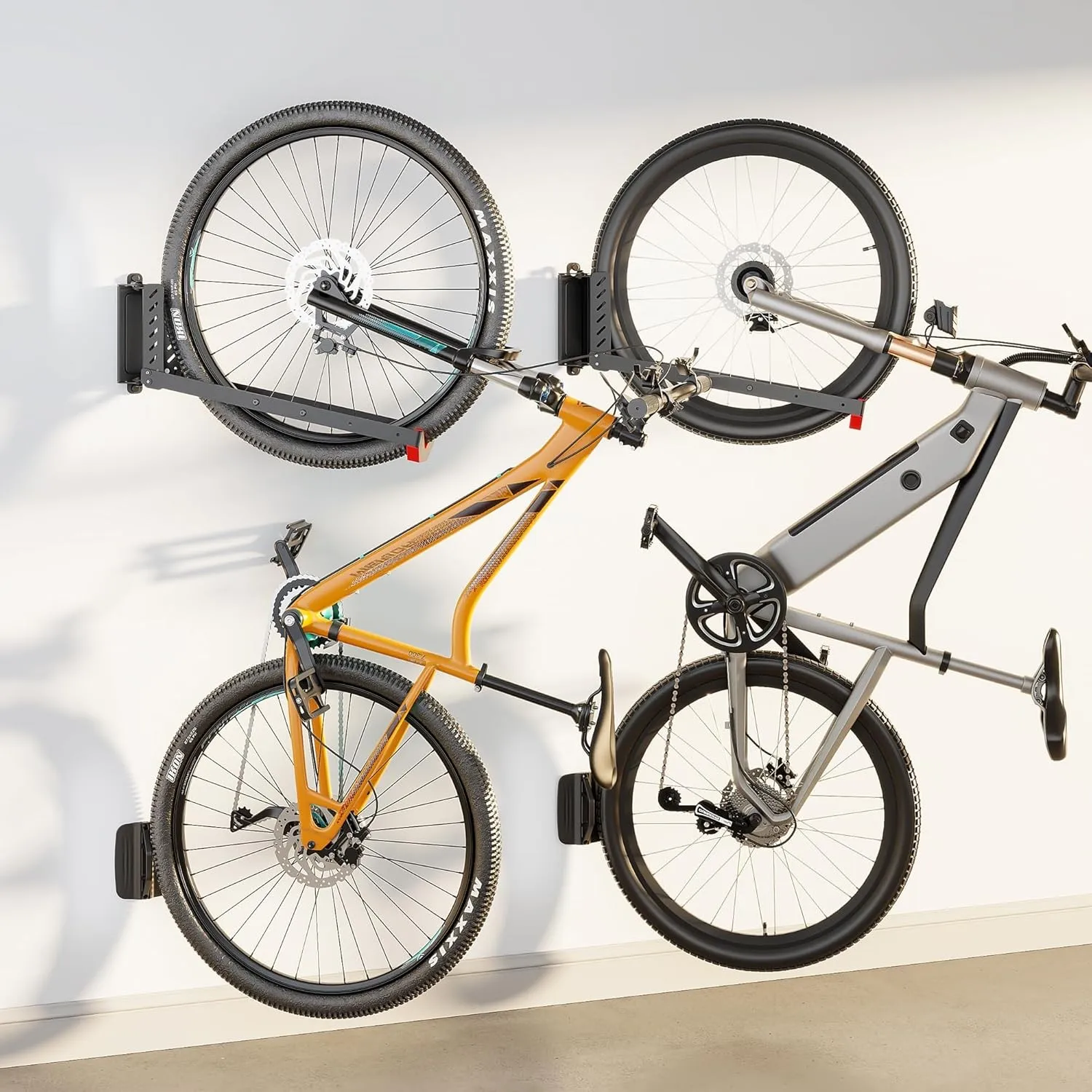 monTEK Schwenkbare Fahrrad Wandhalterung bis 35 kg