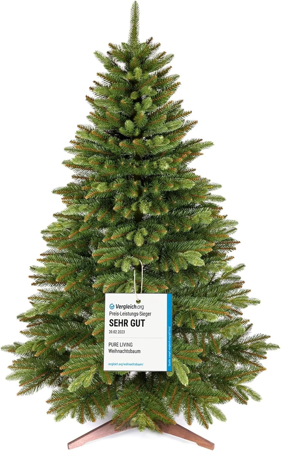Premium Weihnachtsbaum künstlich 250cm - TESTSIEGER 10 Jahre GARANTIE - Naturgetreu, dichte Zweige, Künstlicher Weihnac…